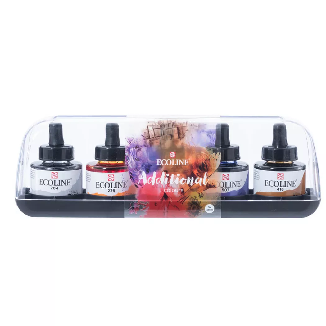 Talens -  11259901 vernice Pittura ad acquarelli 30 ml 5 pz, Trasparente