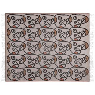 Beliani Boho Jamune Acryl Kuscheldecke  