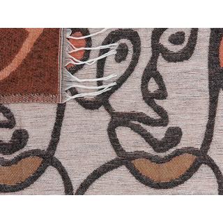 Beliani Boho Jamune Acryl Kuscheldecke  