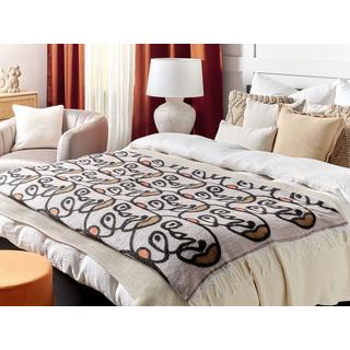 Beliani Boho Jamune Acryl Kuscheldecke  