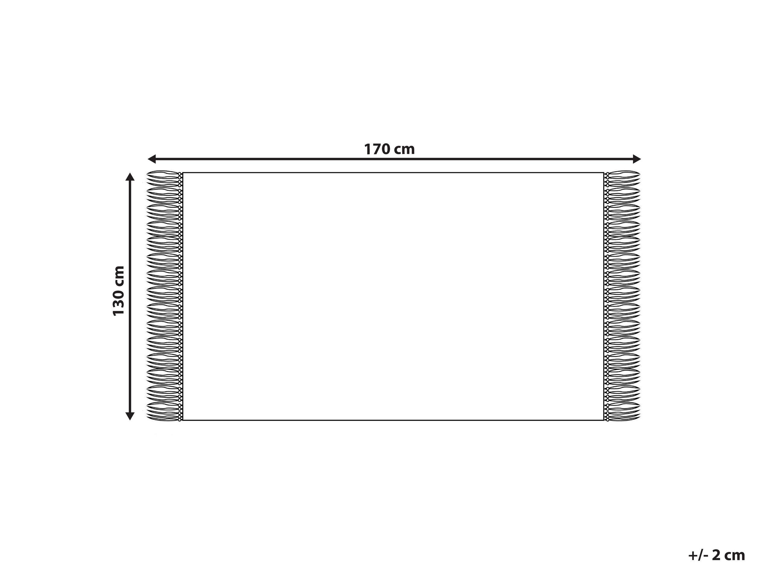 Beliani Boho Jamune Acryl Kuscheldecke  