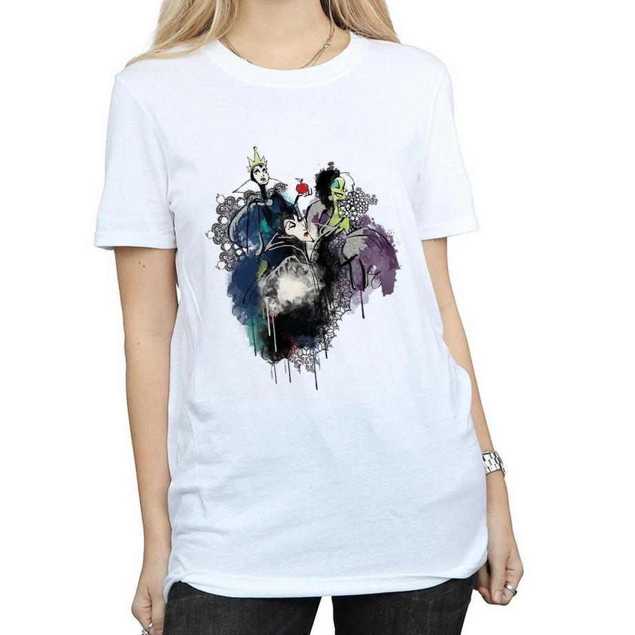 Disney Villains Watercolor T-Shirt  