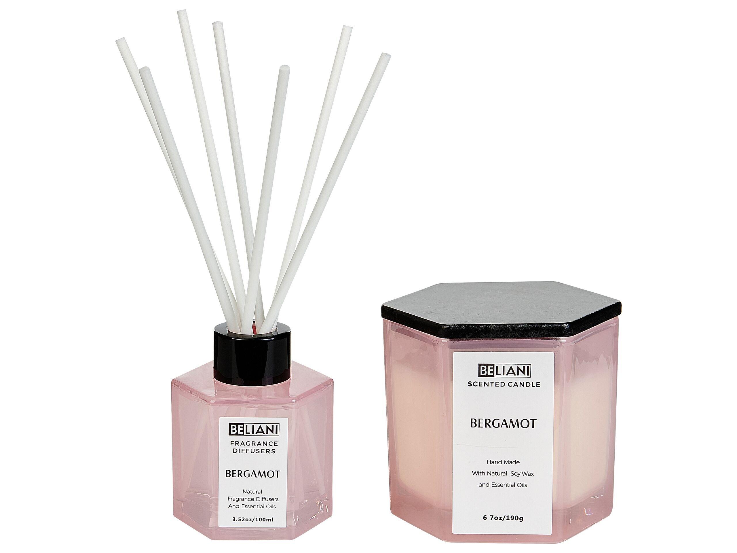 Beliani Bougie parfumée avec diffuseur en Cire de soja Moderne CLASSY TINT  
