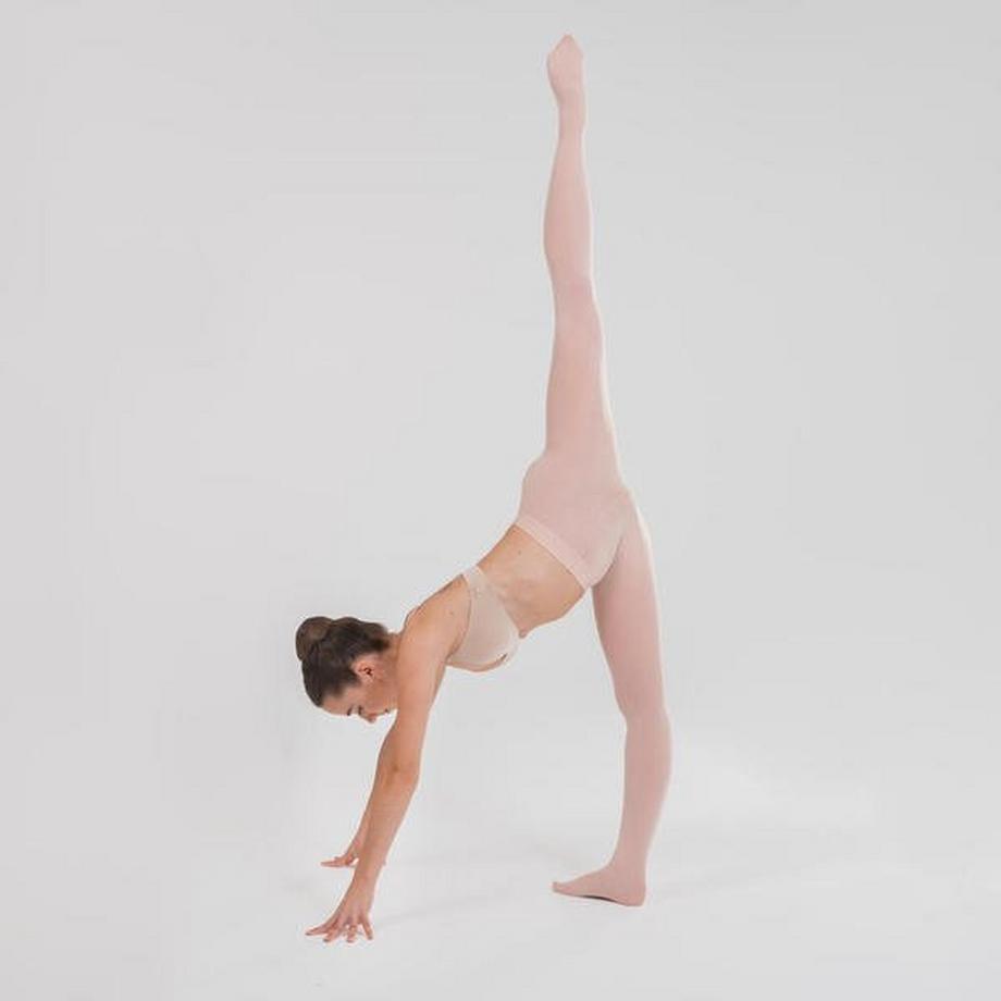 STAREVER  Collants de danse classique avec pieds roses femme 