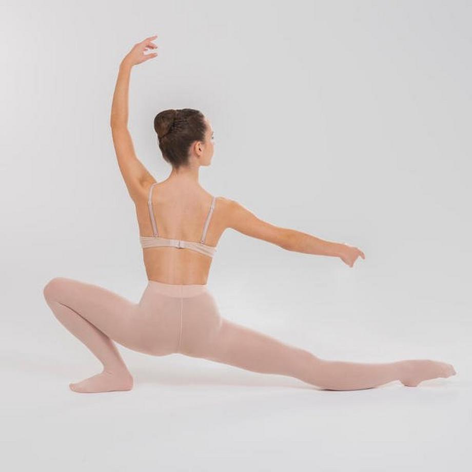 STAREVER  Collants de danse classique avec pieds roses femme 