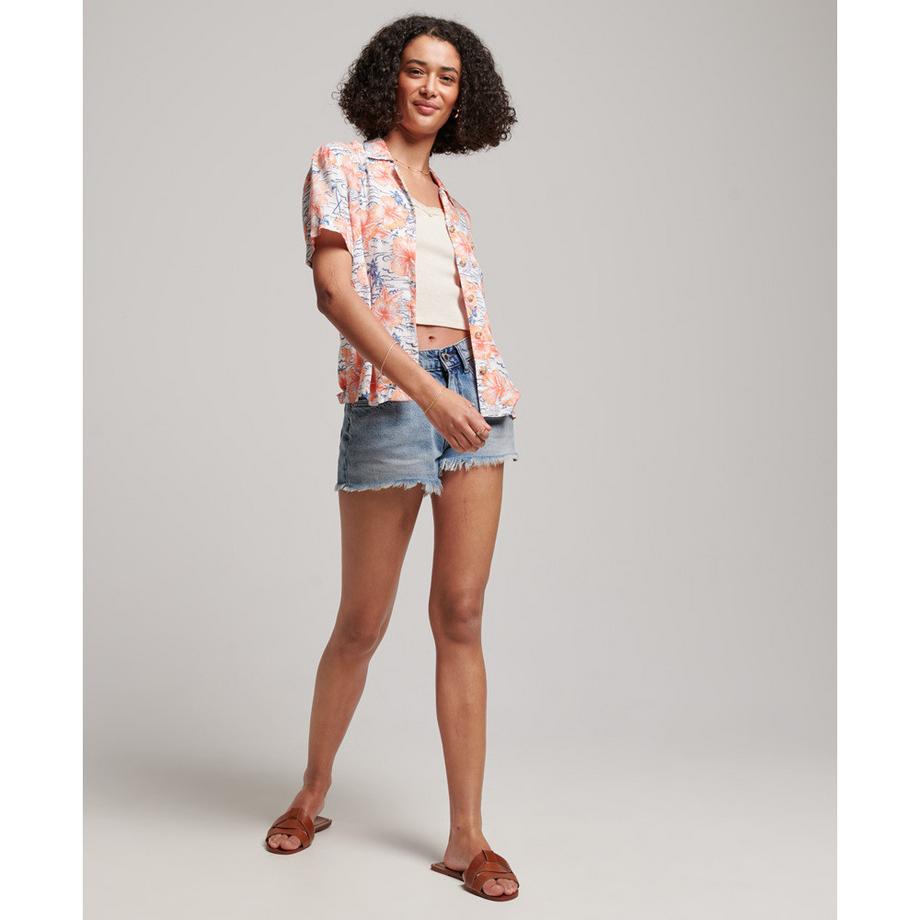 Superdry damenhemd vintage beach resort  