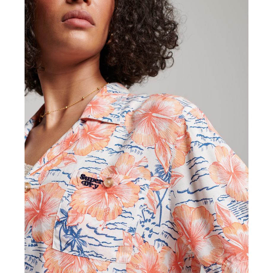 Superdry damenhemd vintage beach resort  