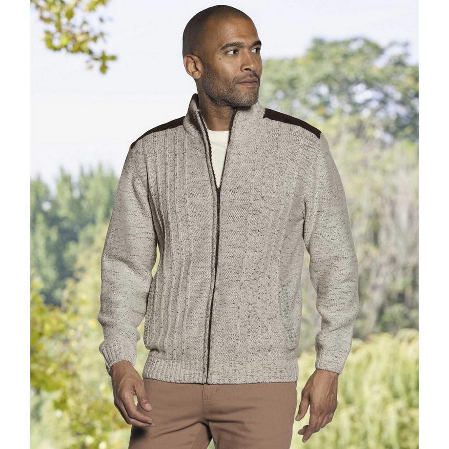 Atlas For Men Veste Tricotée Doublée Polaire  