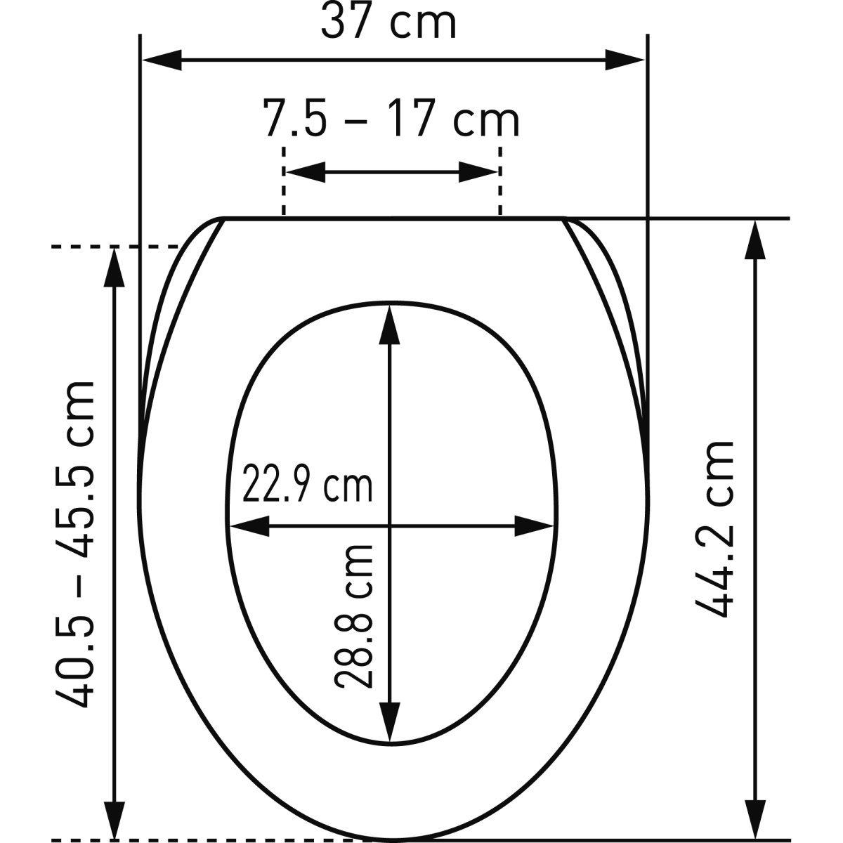 diaqua WC-Sitz Clichy Slow Down weiss  