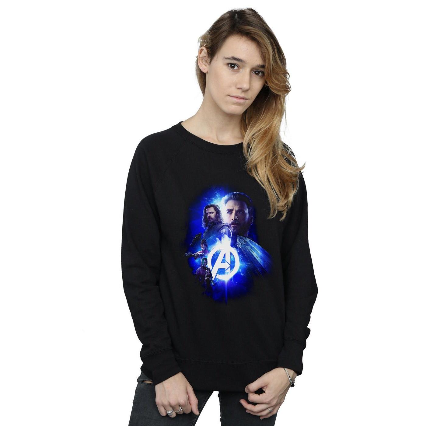 MARVEL  Avengers Infinity War Cap Team Up Sweatshirt 