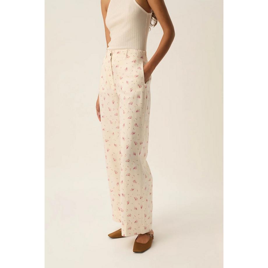 Des Petits Hauts Tiffaine Weite Hose Blumendruck  