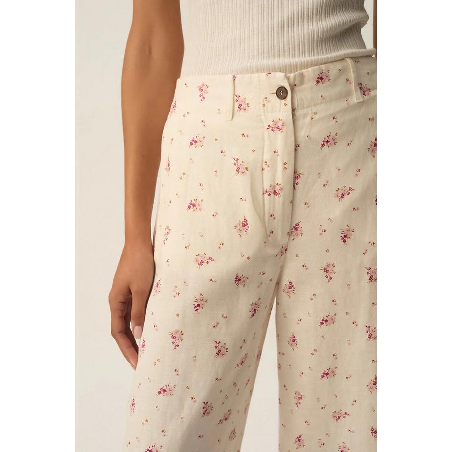 Des Petits Hauts Tiffaine Weite Hose Blumendruck  