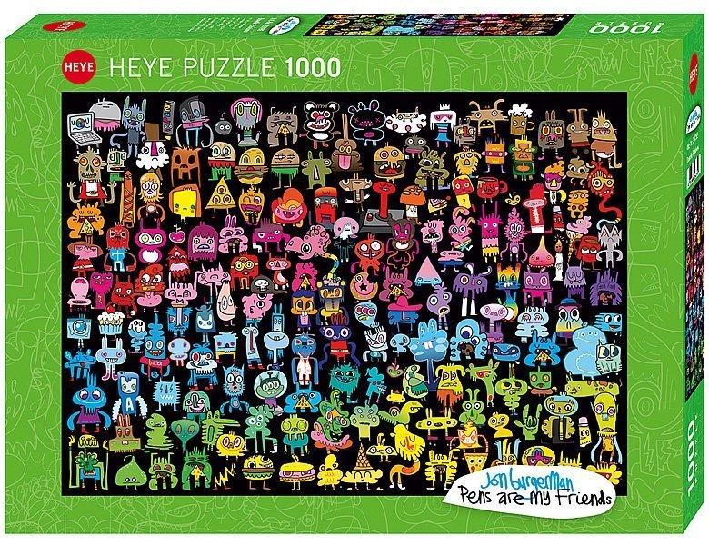 Heye  Puzzle Doodle Rainbow (1000Teile) 