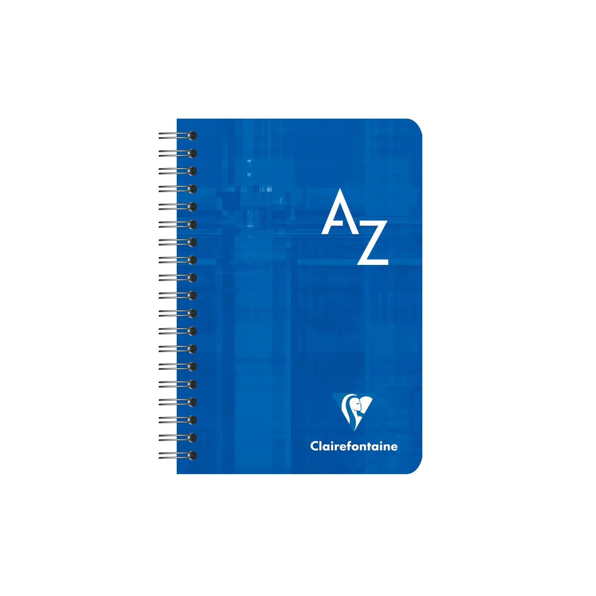 Clairefontaine CLAIREFONTAINE Spiralheft ass. 9,5x14cm 8509 5mm, A-Z 90 Blatt  