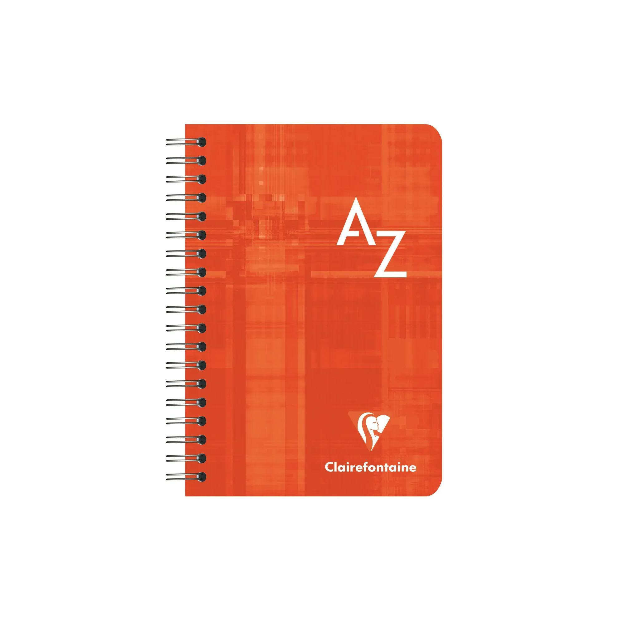 Clairefontaine CLAIREFONTAINE Spiralheft ass. 9,5x14cm 8509 5mm, A-Z 90 Blatt  