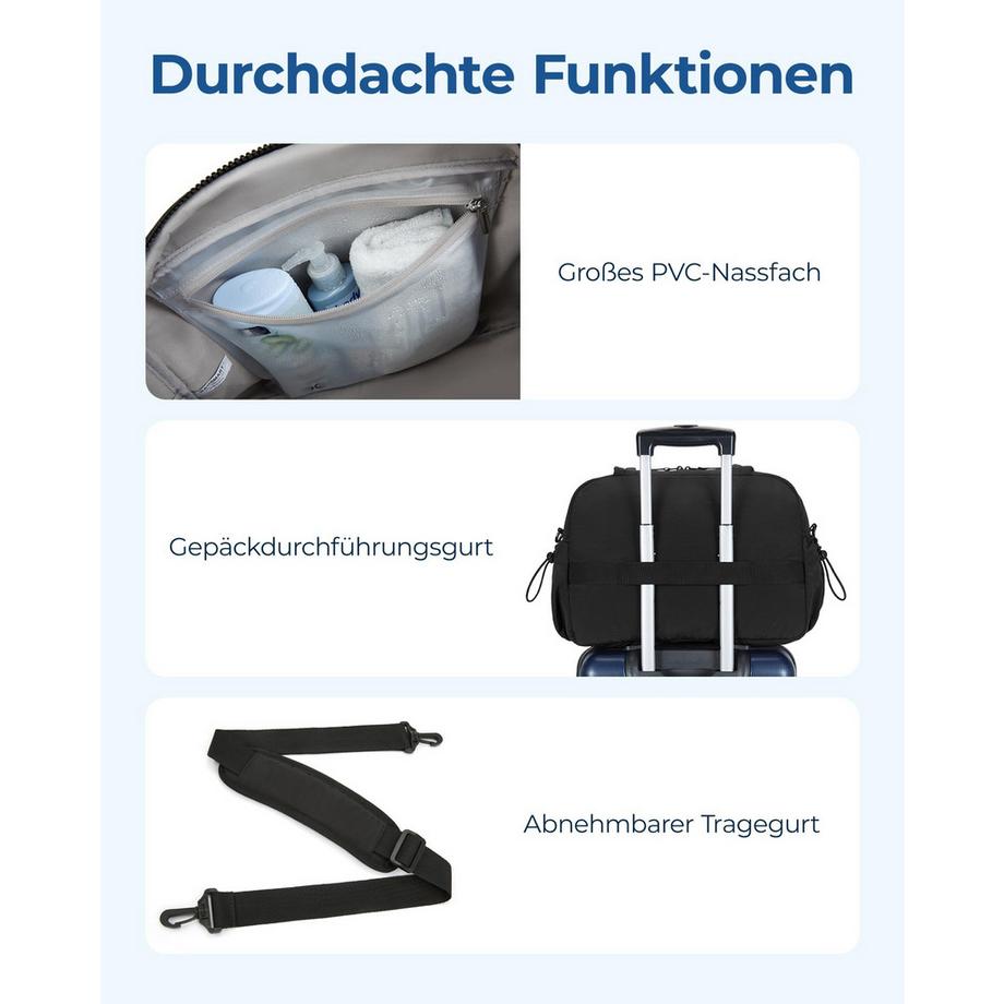 Only-bags.store Reisetasche, Sporttasche, Wasserabweisende Reisetasche, Handgepäck  