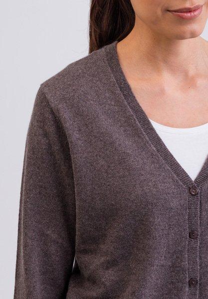 CASH-MERE.CH Kaschmir V-Ausschnitt Cardigan  