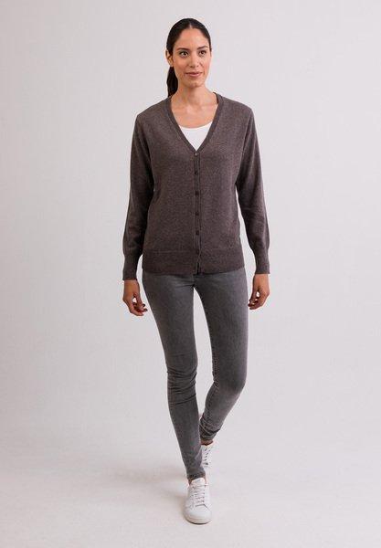 CASH-MERE.CH Kaschmir V-Ausschnitt Cardigan  