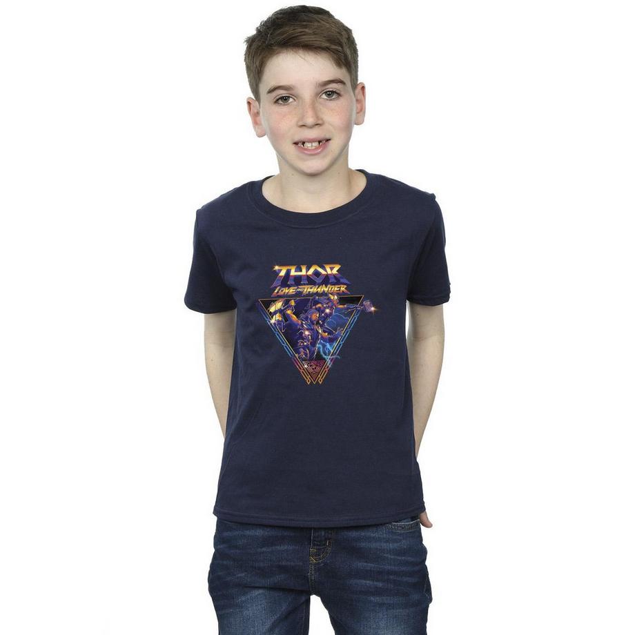 MARVEL  Love And Thunder Maglietta Thor Logo Triangolo 
