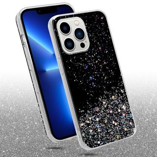 Cadorabo  Hülle für Apple iPhone 13 PRO MAX TPU Silikon mit funkelnden Glitter 