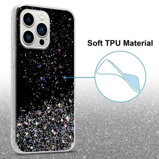 Cadorabo  Hülle für Apple iPhone 13 PRO MAX TPU Silikon mit funkelnden Glitter 