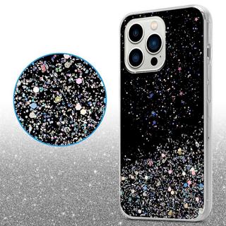 Cadorabo  Hülle für Apple iPhone 13 PRO MAX TPU Silikon mit funkelnden Glitter 