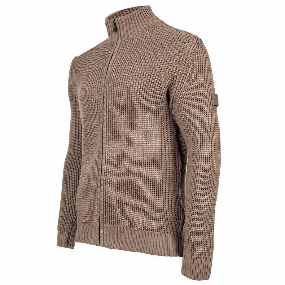 Joop Jeans Hajoros Cardigan en tricot avec fermeture éclair intégrale  