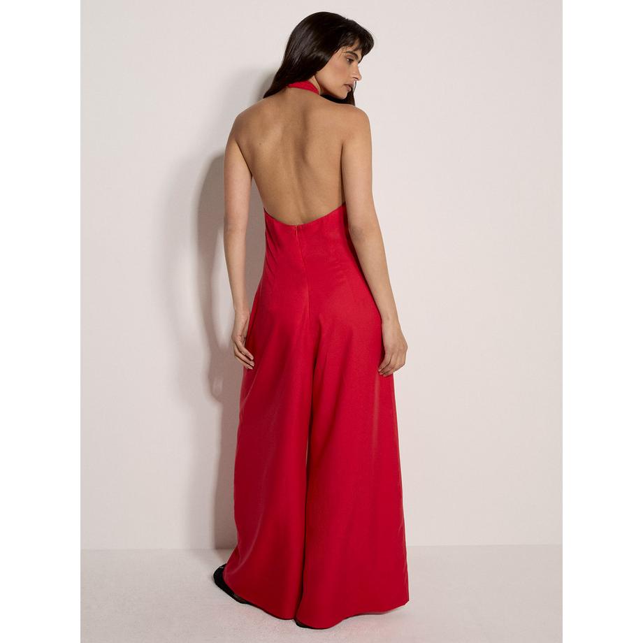 APRICOT Combinaison col dos nu jambes larges  