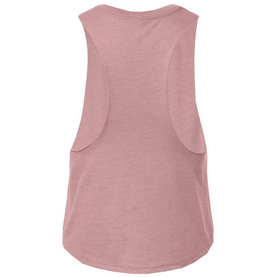 Bella + Canvas Crop Canotta Racerback  