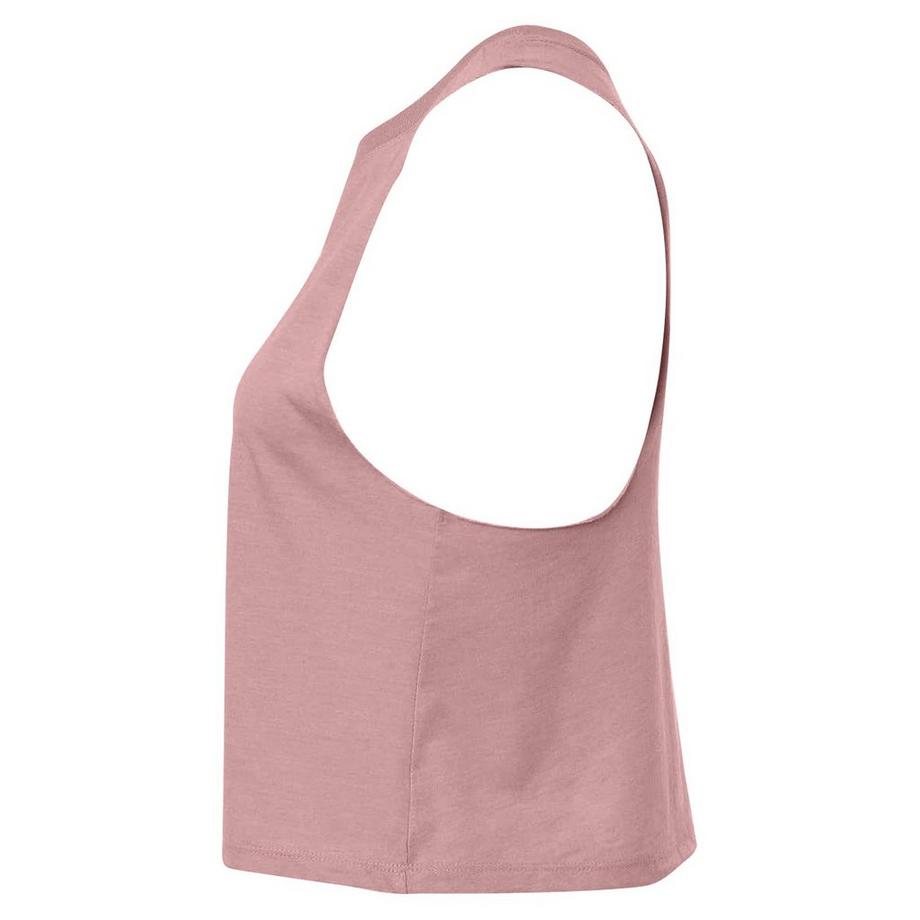 Bella + Canvas Crop Canotta Racerback  