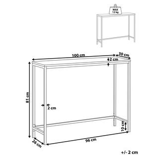 Beliani Console en MDF Moderne TULIA  