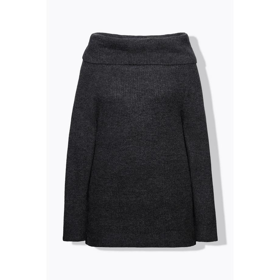 Ulla Popken Pullover Apertura sulle Spalle Maniche Lunghe Maglia Fine  