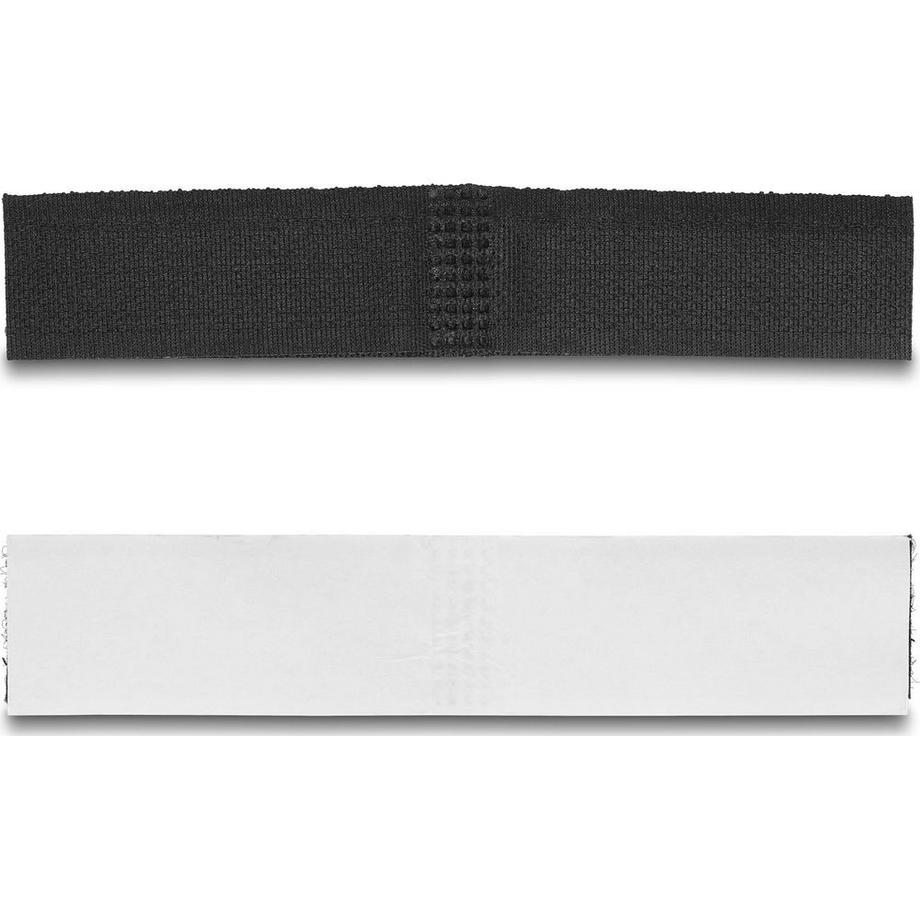 DeLock  Portacavi a strappo autoadesivo L 110 mm x L 20 mm set 10 pz nero 