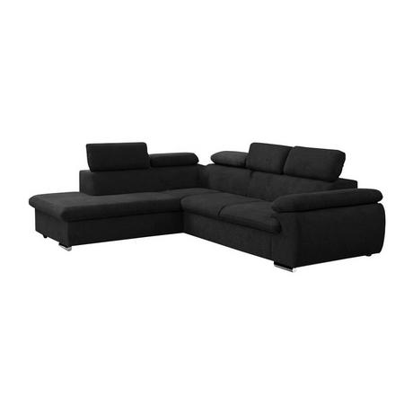 Vente-unique Ecksofa mit Schlaffunktion Bettkasten FABIEN Ecke Links  