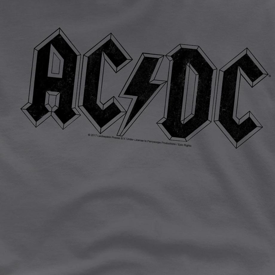 AC/DC ACDC T-Shirt Stampata Maniche Corte  