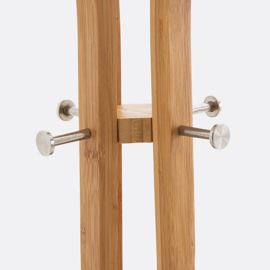 SO'HOME Porte-manteau 4 branches en bambou  