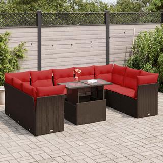 VidaXL Garten sofagarnitur poly-rattan  