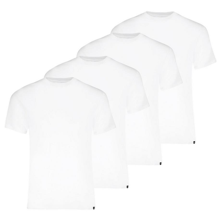 T-shirt  Pack de 4 Confortable à porter-Crew Neck Tee 4P