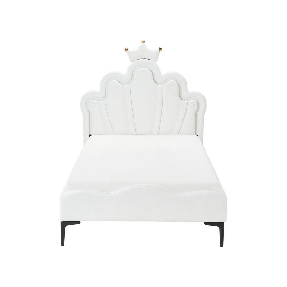 Beliani Letto per bambini en Velluto Moderno RUBIAN  