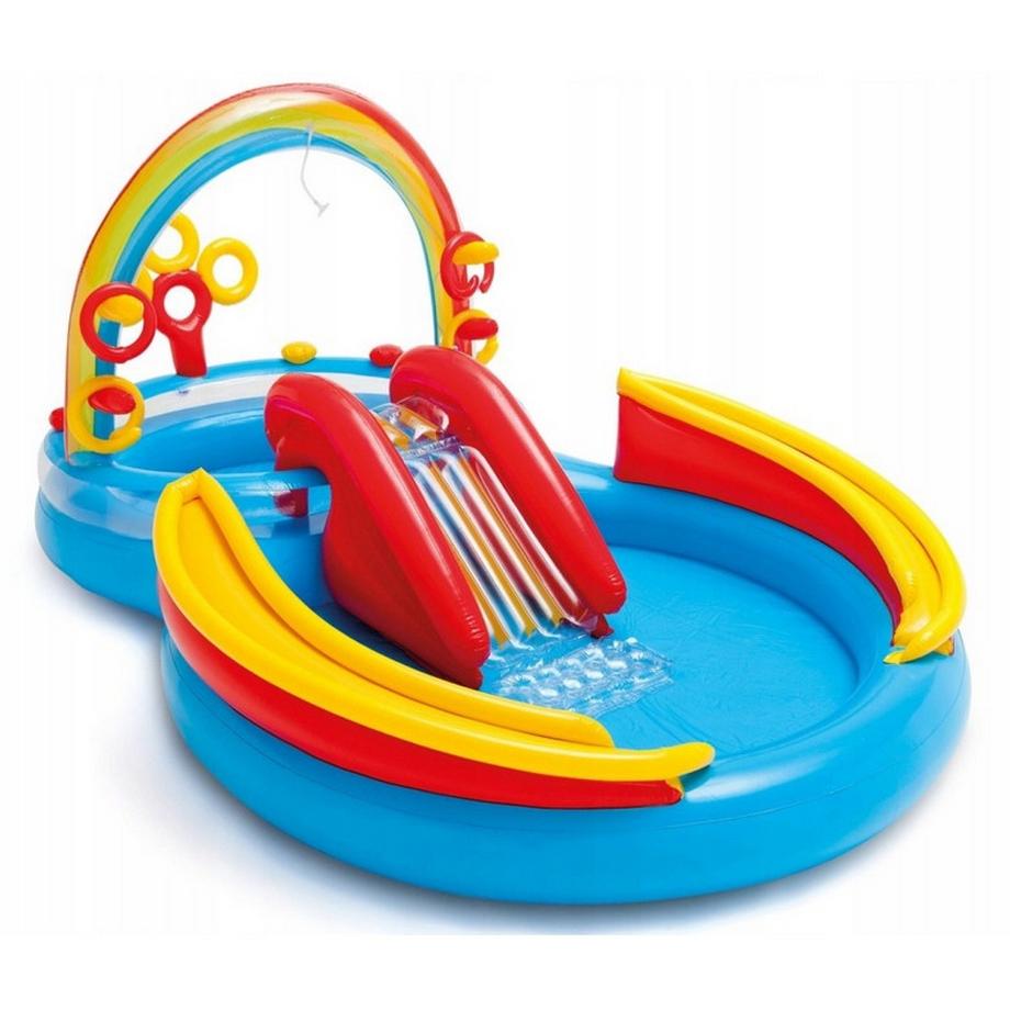 Intex  Parco giochi acquatico, piscina, piscina per bambini, scivolo Intex 57453 