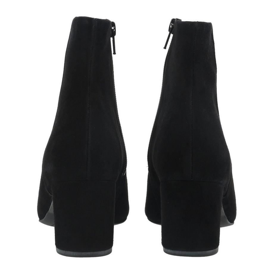Högl Veloursleder Stiefelette mit Blockabsatz  