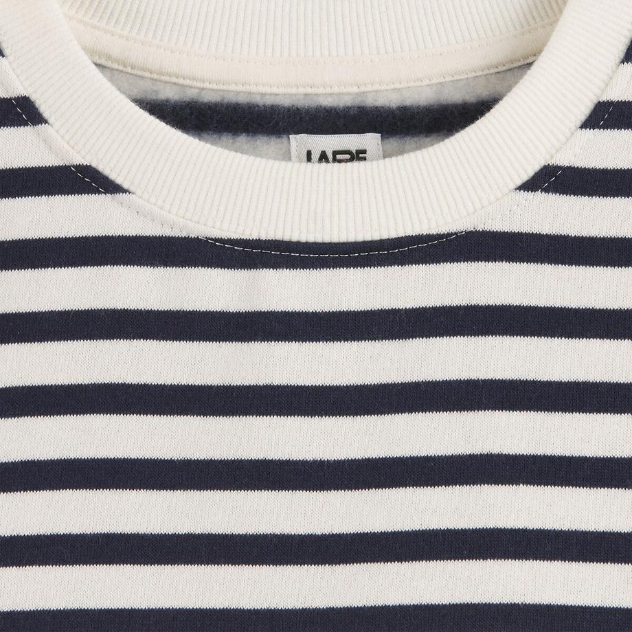 La Redoute Collections  Gestreiftes Sweatshirt mit Rundhalsausschnitt 
