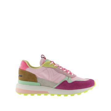 scarpe da ginnastica neon da luna multicolore