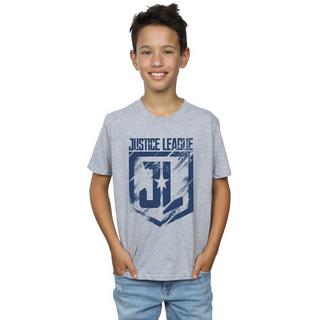 DC COMICS  Justice League Movie Indigo Logo TShirt 