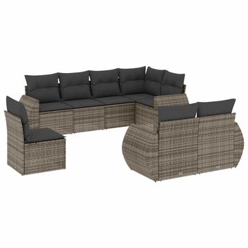 Garten sofagarnitur poly-rattan