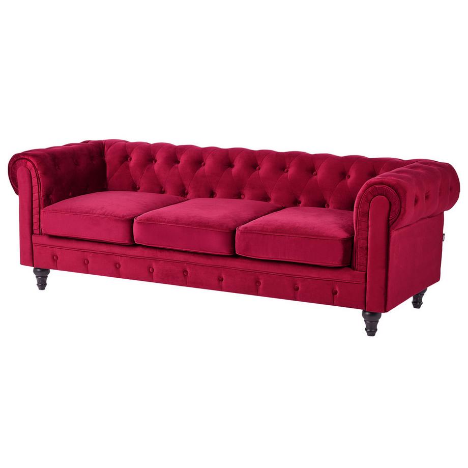 Beliani Set da salotto en Velluto  CHESTERFIELD  