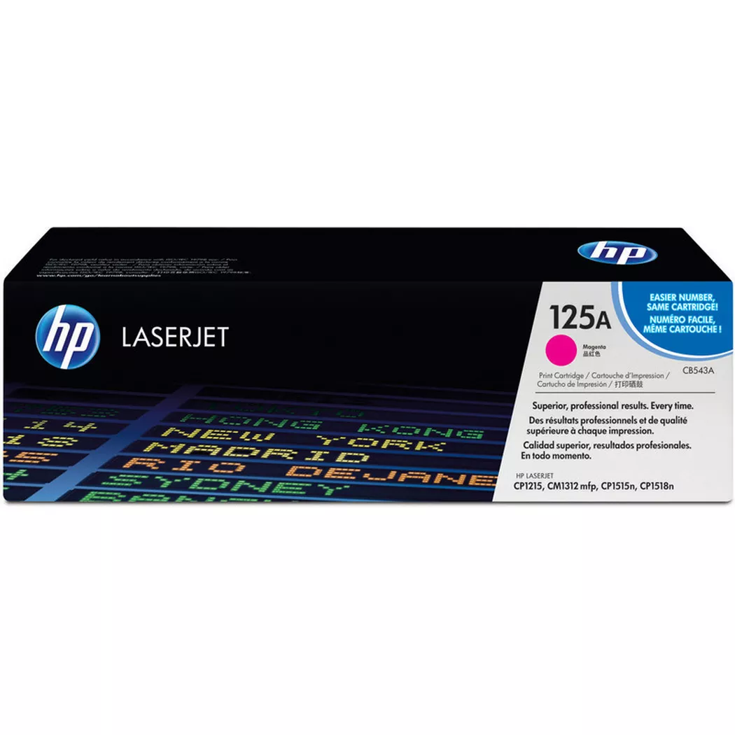 Hewlett-Packard – HP Toner-Modul 125A magenta CB543A Color LJ CP1210 1400 Seiten, Magenta, One Size