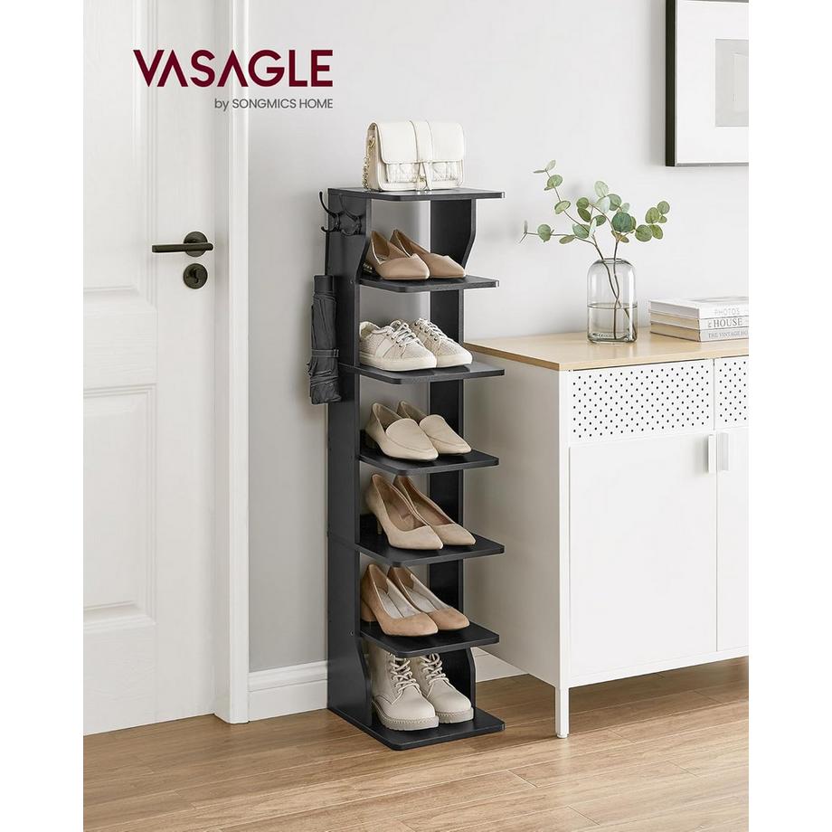Songmics Schuhregal schmal mit 7 Ebenen  