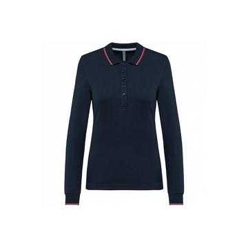 polo-shirt aus piqué-strick langar, daen