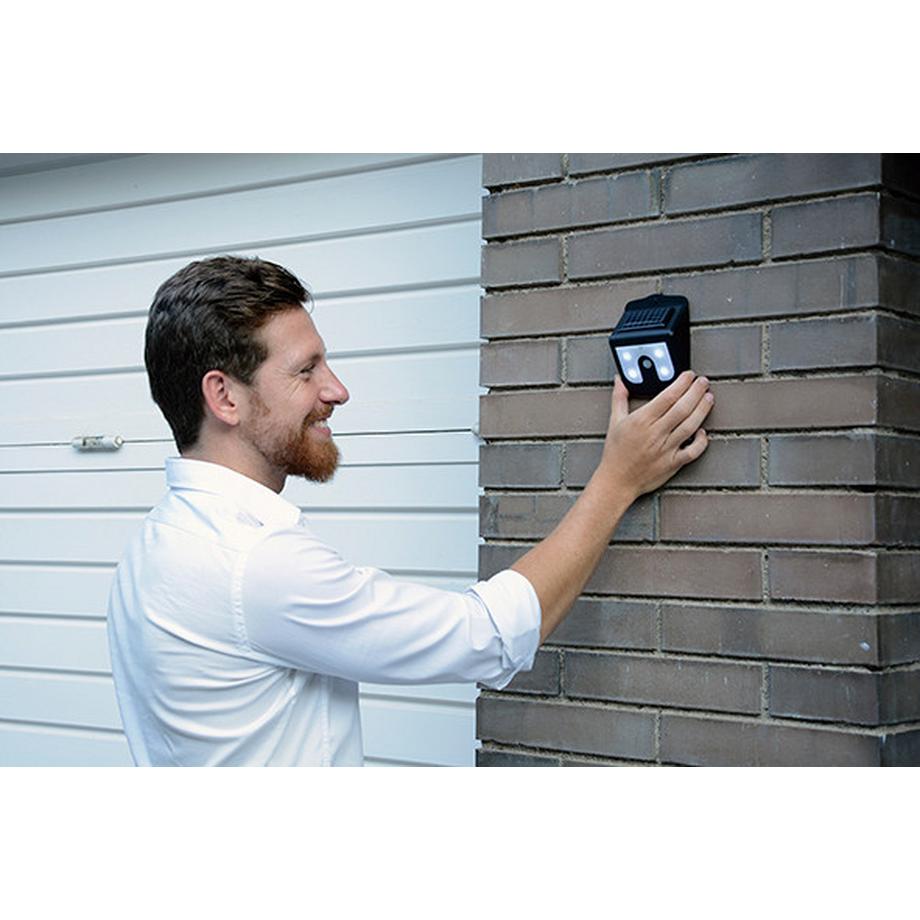 INDUSTEX Vigilamp Solar-Solarleuchte - Außen Leuchte mit Bewegungsmelder  